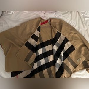 Burberry check shawl